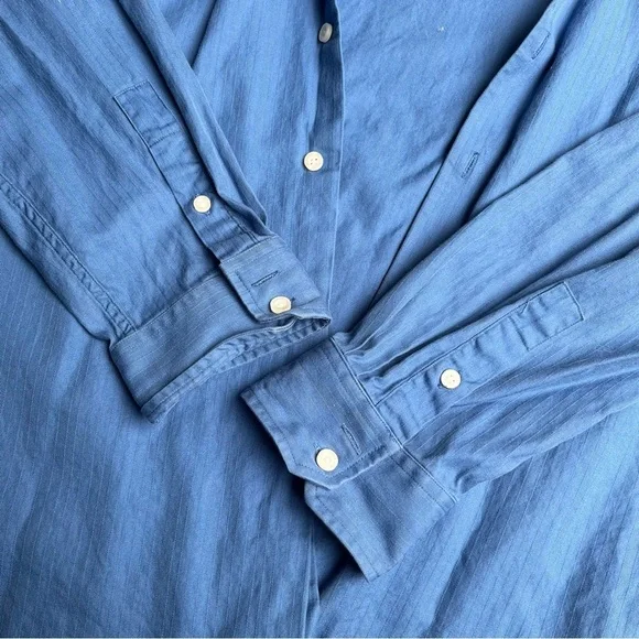 Gap Cotton Large Blue button down 100% cotton - Picture 3 of 4